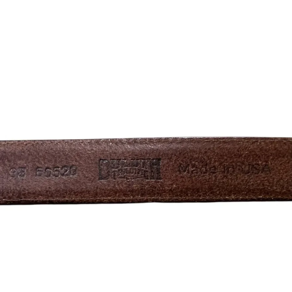 Duluth Trading Co Leather‎ & Fabric Men’s Belt Size 38 #60520